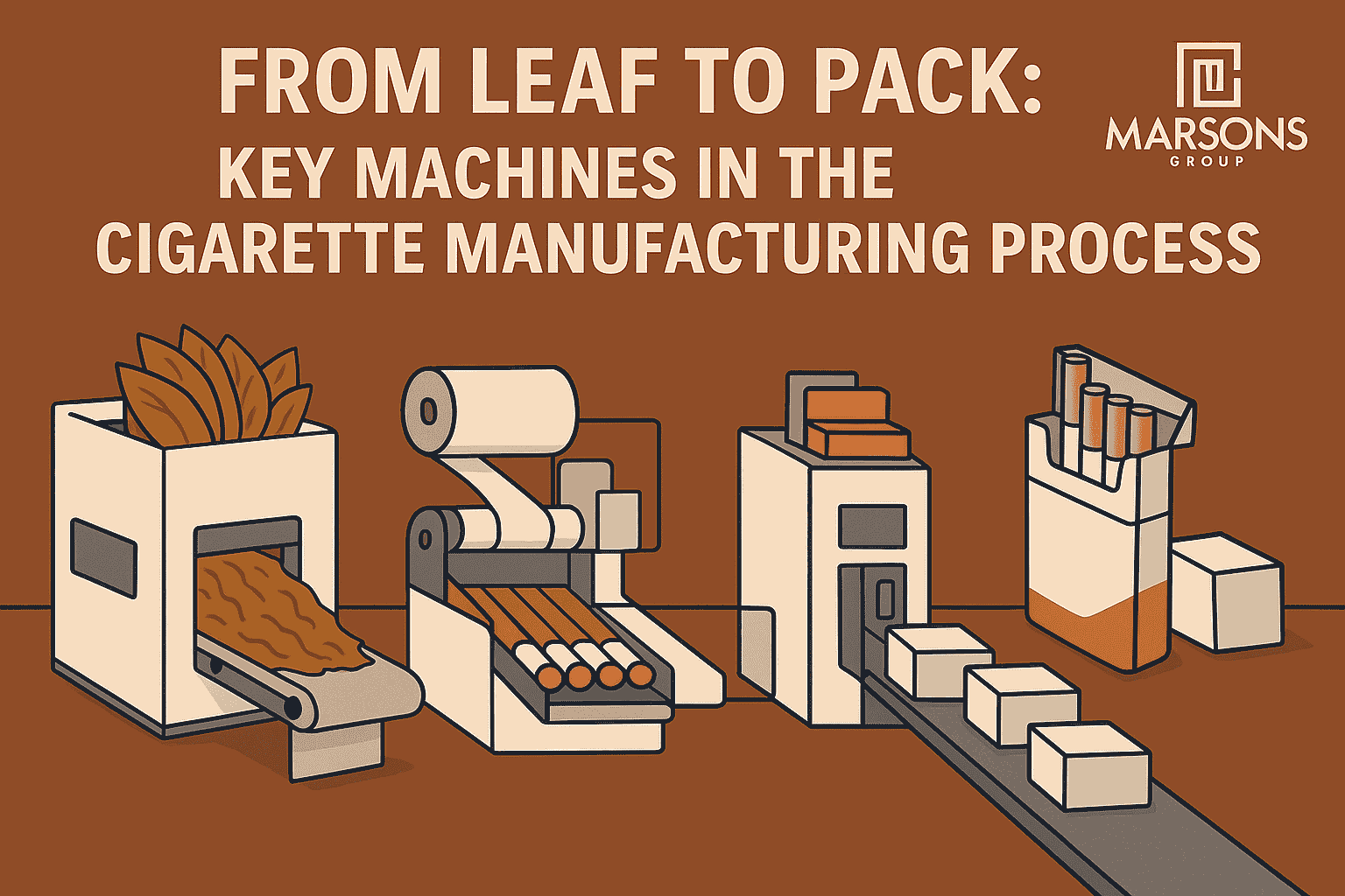 From Leaf to Pack: Key Machines in the Cigarette Manufacturing Process