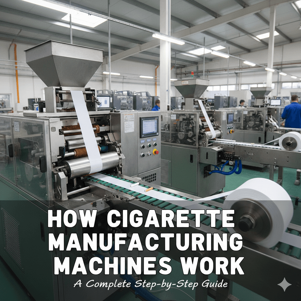 How Cigarette Manufacturing Machines Work: A Complete Step by Step Guide