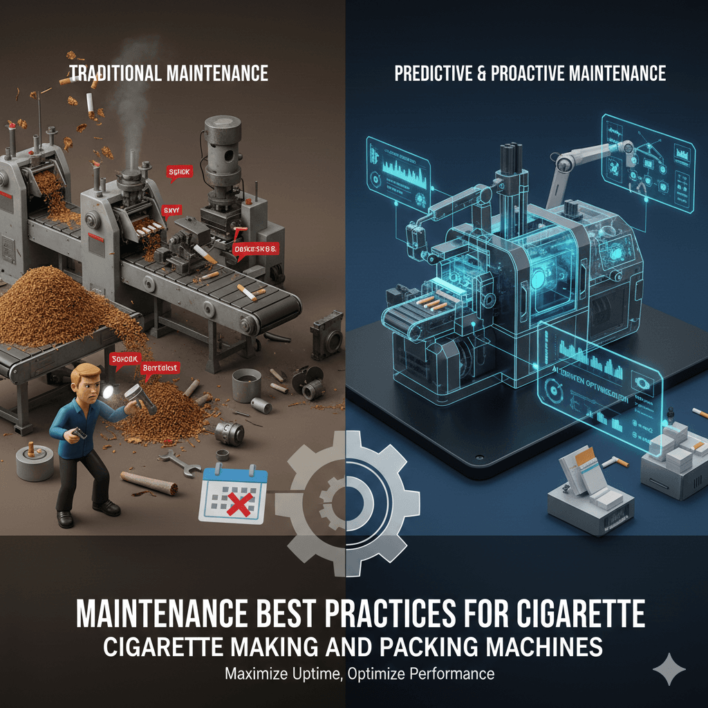 Maintenance Best Practices for Cigarette Making and Packing Machines