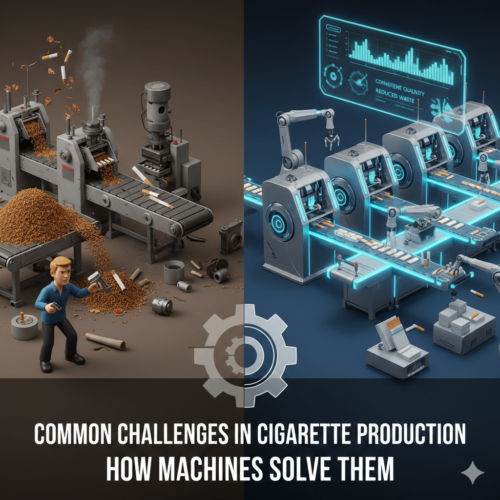 Common Challenges in Cigarette Production and How Machines Solve Them