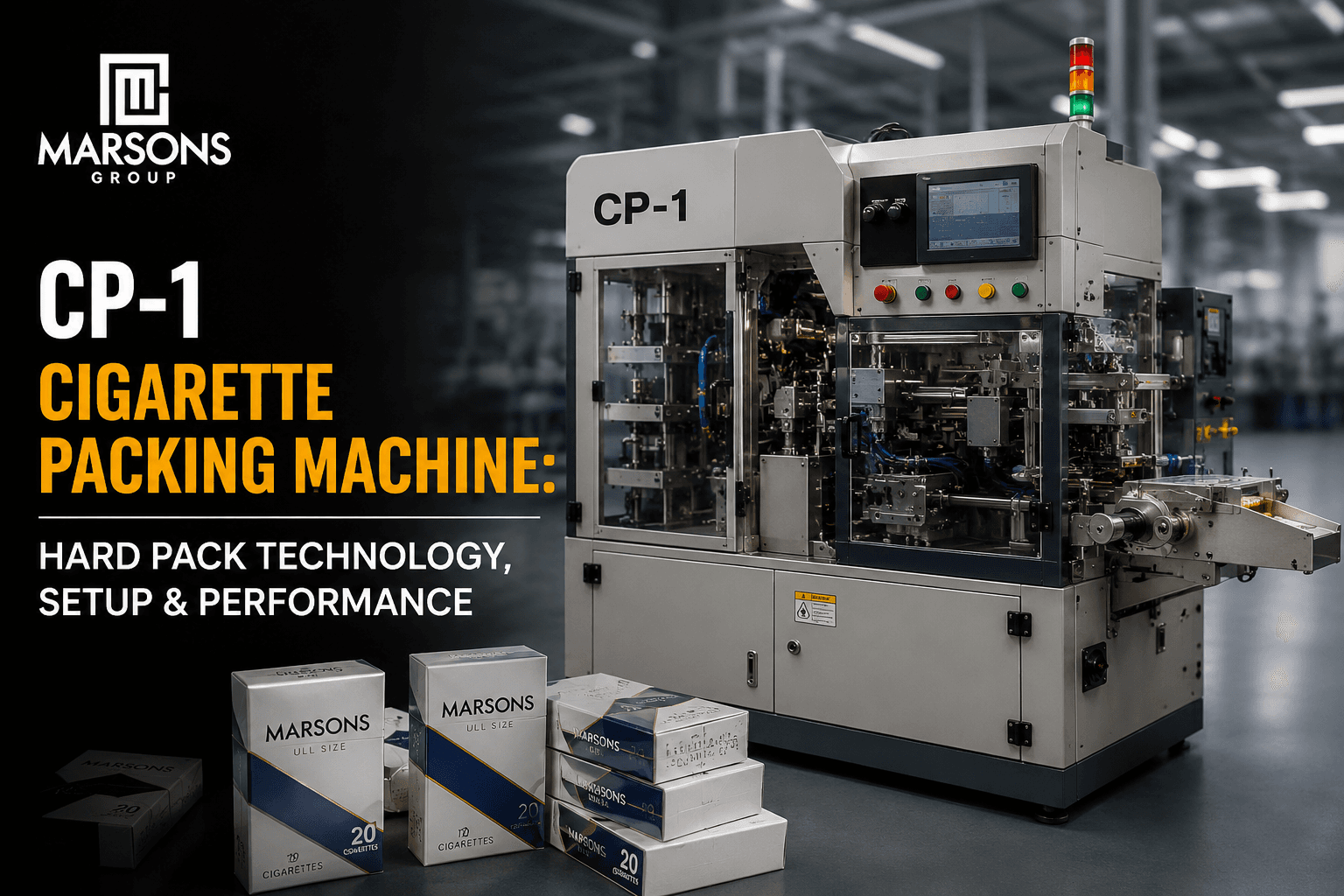 CP-1 Cigarette Packing Machine: Hard Pack Technology, Setup & Performance
