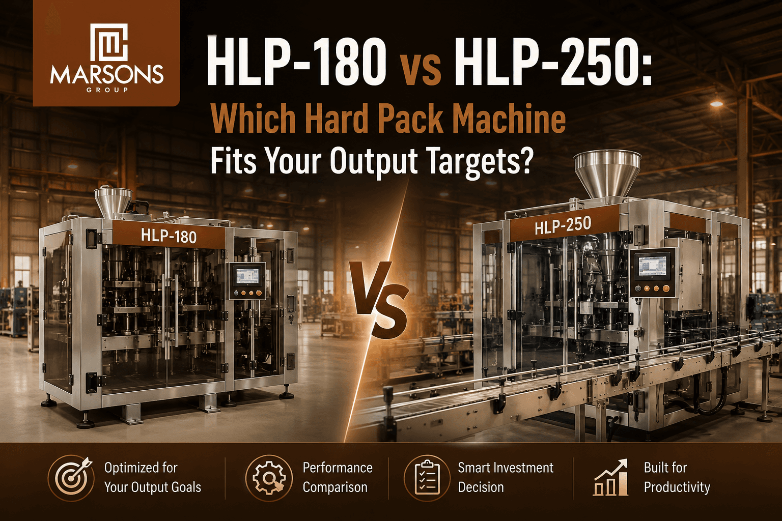 HLP-180 vs HLP-250: Which Hard Pack Machine Fits Your Output Targets?